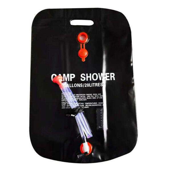 20L Camping Shower Portable Compact Solar Sun Heating Bath Bag Outdoor Travel - Image 4