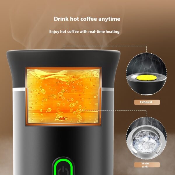 Electric Grinder Coffee Travel Handy 3 In1 Espresso Portable Coffee Espresso Maker Machine Cafe Portable Capsule Coffee Machine Kitchen Gadgets - Image 6