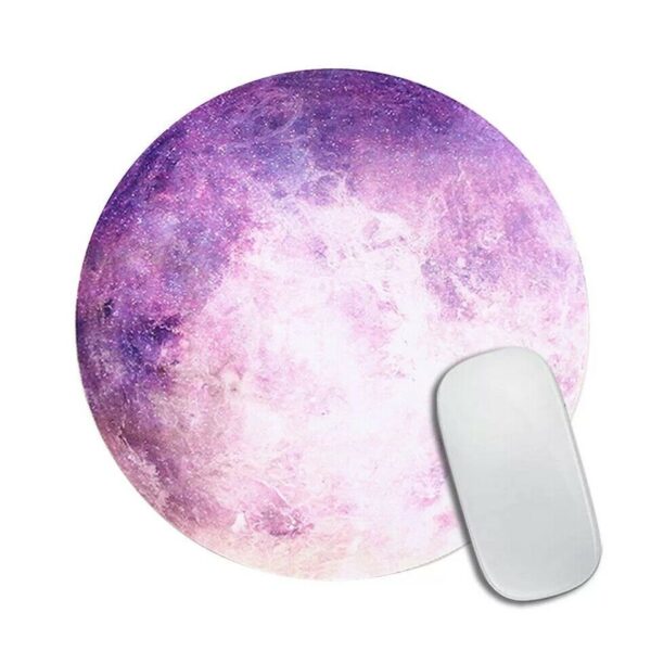 Space Round Mouse Pad PC Gaming Non Slip Mice Mat For Laptop Notebook Computer Gaming Mouse Pad - Image 6