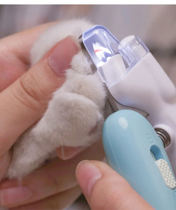 Pet Nail Clippers Dog Nail Clippers Cat Nail Clippers LED Electric Nail Grinder Pet Supplies LED Light Pet Nail Clippers - Image 4