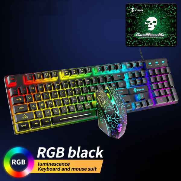 Kuiying T6RGB Luminous Keyboard And Mouse Set - Image 5