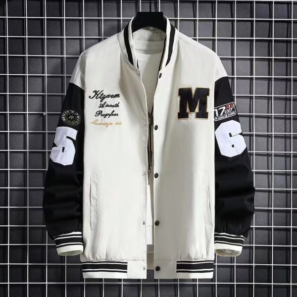 Junior High School Student Baseball Jacket Loose Hong Kong Style - Image 5