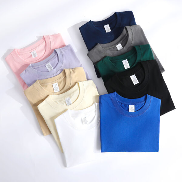 Cotton Short-sleeved T-shirt Men's Round Neck Loose