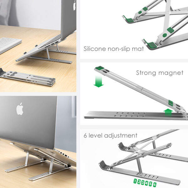 Laptop stand cooling portable adjustable stand - Image 5