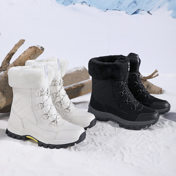 Women's New Winter Fleece-lined Thickened Non-slip Snow Boots