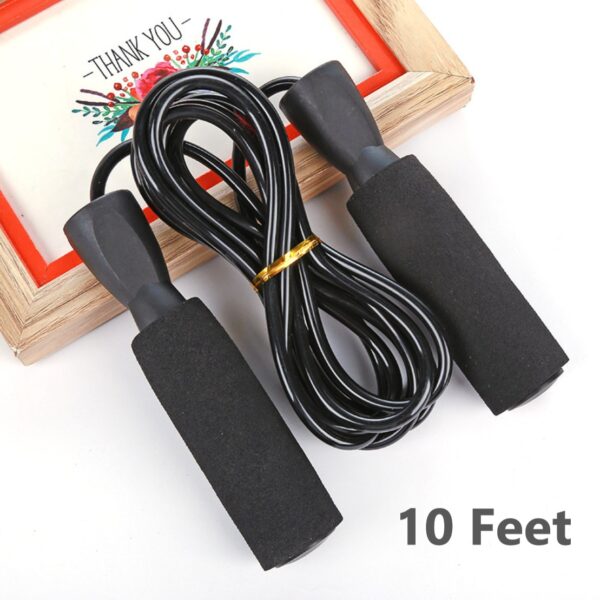 Gym Aerobic Exercise Boxing Skipping Jump Rope Adjustable Bearing Speed Fitness Bearing Jump Rope Tangle-Free Jumping Rope Speed Equipments Skipping Adjustable Skipping Rope - Image 2