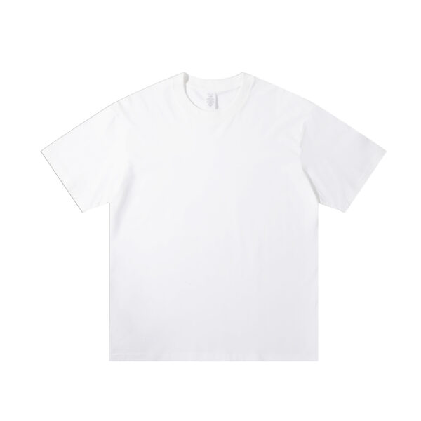 Cotton Short-sleeved T-shirt Men's Round Neck Loose - Image 2