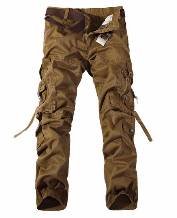 Men's Multi-pocket Cargo Pants Washed Hot Sale Cargo Pants - Image 7